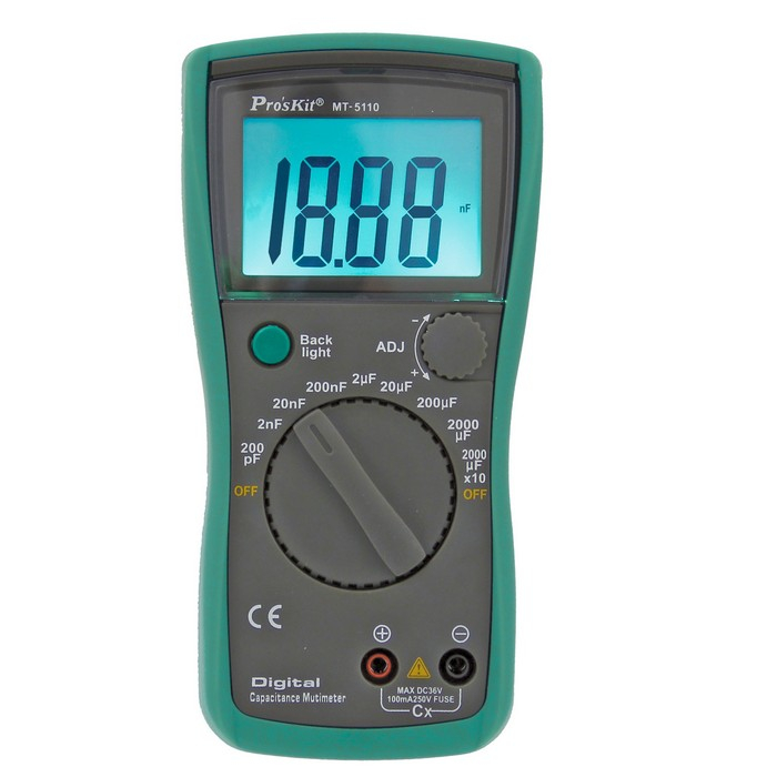 PROSKIT MT-5110 3 1/2 Capacitance Meter